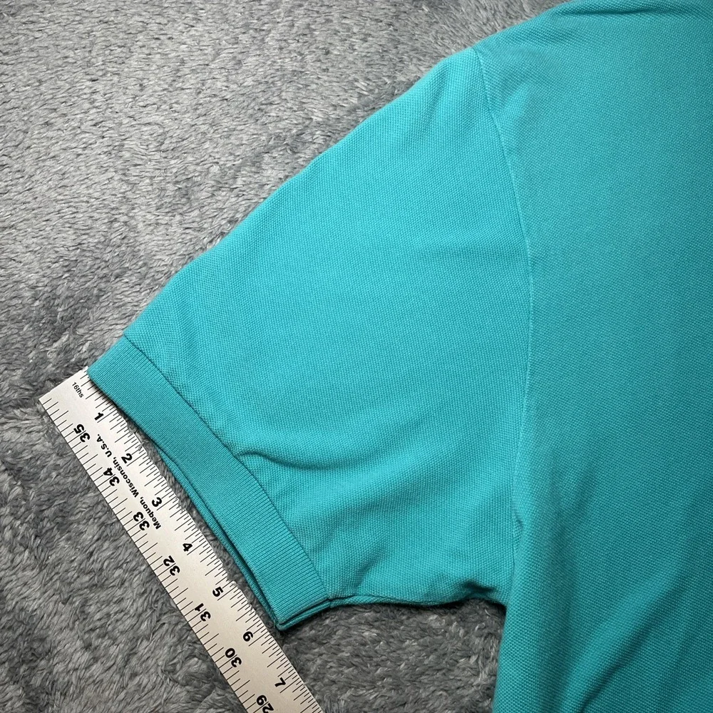VTG Polo By Ralph Lauren Men's SZ XL Short Sleeve Aqua Blue Polo Lavender Pony